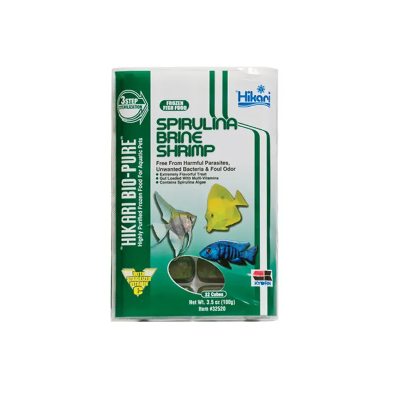 Artemia Spirulina Cube 3.5 Oz
