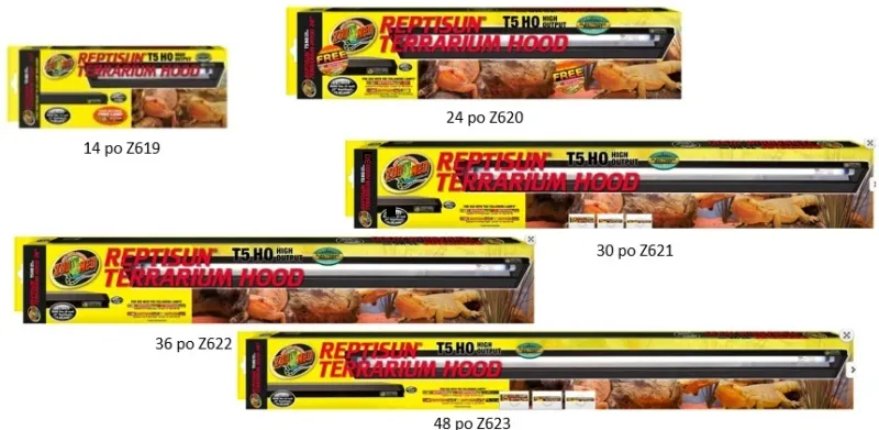 Rampe d'éclairage T5 HO  Reptisun / Terrarium hood