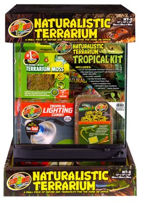 Terrarium avec kit tropical / Terrarium with tropical kit