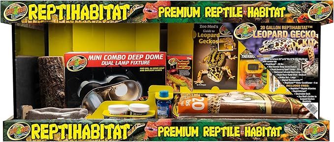 Terrarium Zoo Med 20 Gallon Leopard Gecko ReptiHabitat