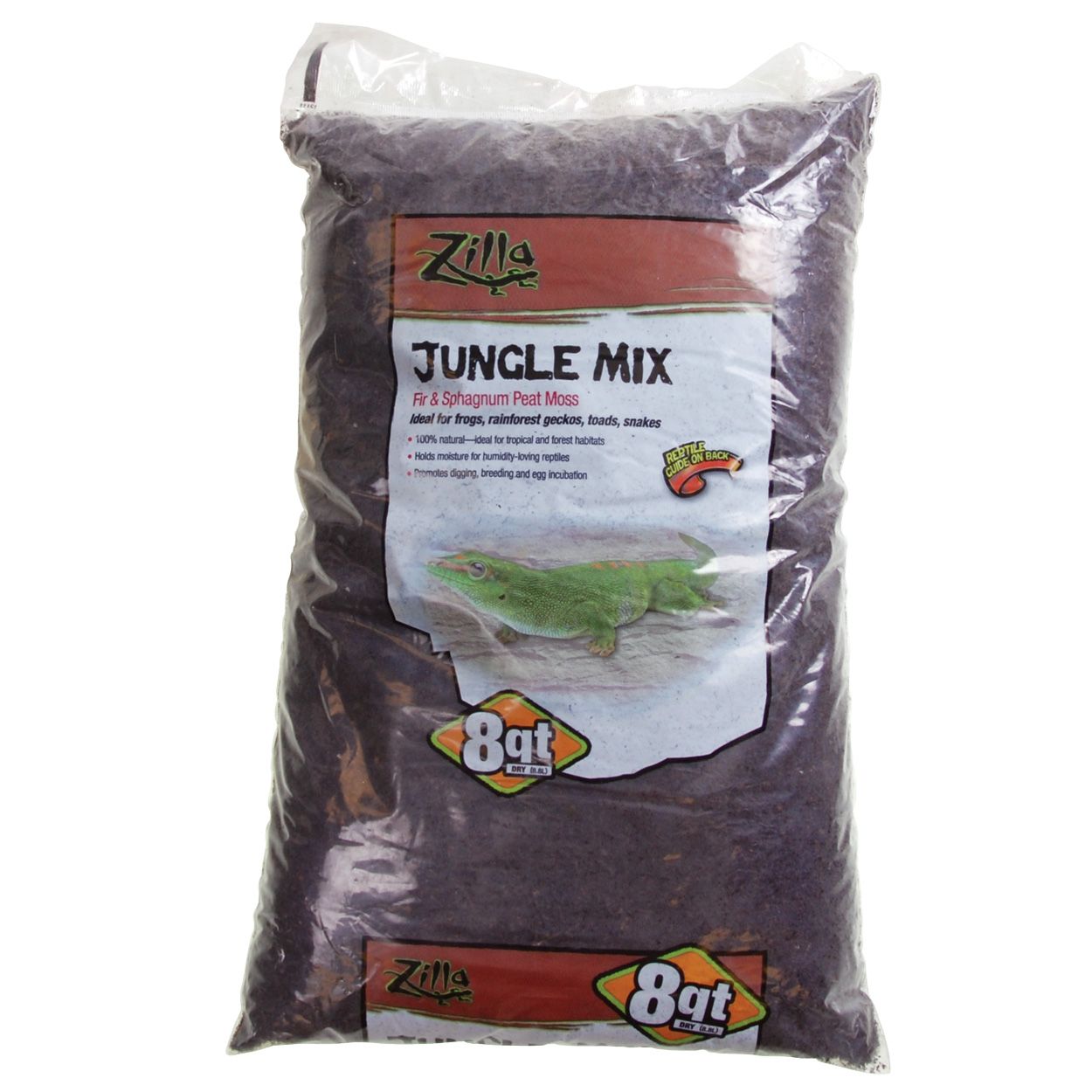 Zilla Jungle Mix Premium Reptile Bedding - 8 qt