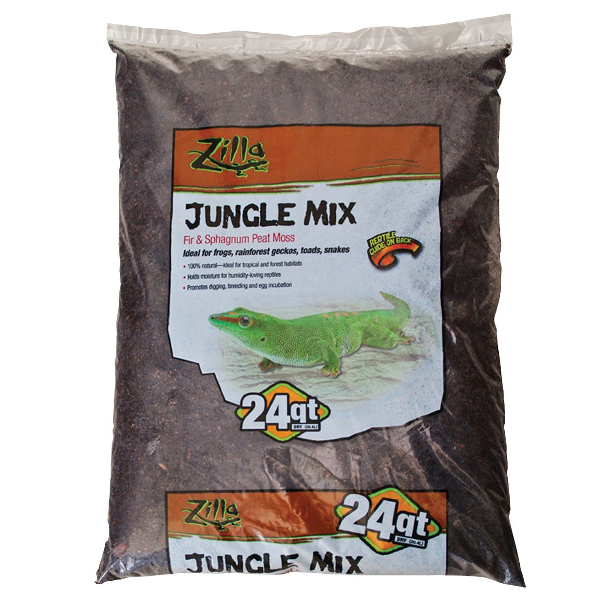Zilla Jungle Mix Premium Reptile Bedding - 24 qt