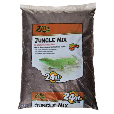 Zilla Jungle Mix Premium Reptile Bedding - 24 qt