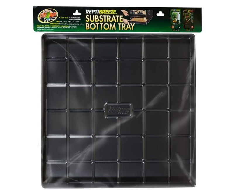 ReptiBreeze® Large Substrate Bottom Tray 18 X 18''
