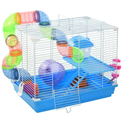 Medium Blue tunnel rodent cage