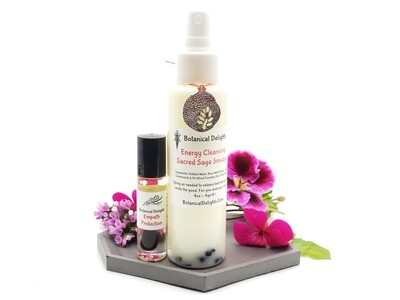 Empath Protection Set with Energy Cleansing Sage Spray