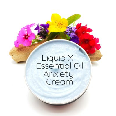 Liquid X 2oz Cream, Essential Oils for Anxiety, ADHD, OCD
