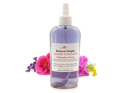 Lavender Relaxation Spray with Amethyst Crystals