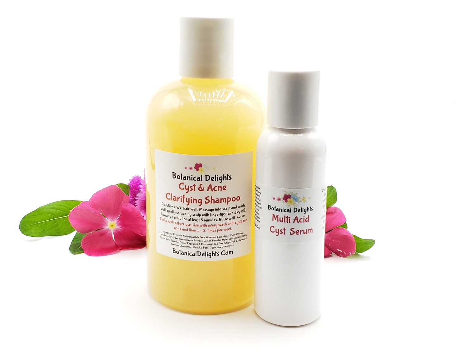 PILAR CYST Set Shampoo Serum for scalp cysts and acne