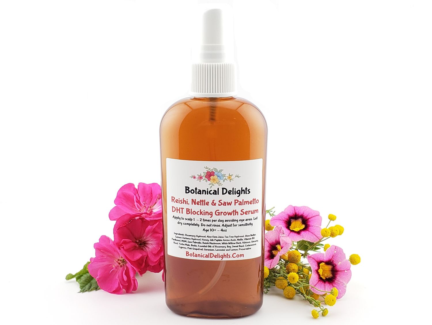 Reishi, Nettle &amp; Saw Palmetto DHT Blocking Growth Stimulator