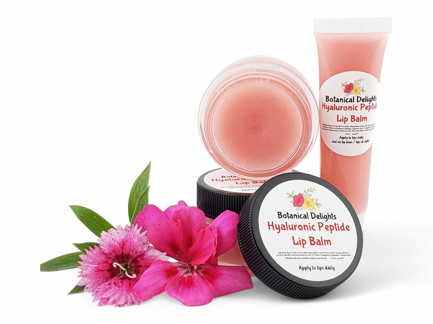 Hyaluronic Acid Peptide Lip Balm, Overnight Lip Mask
