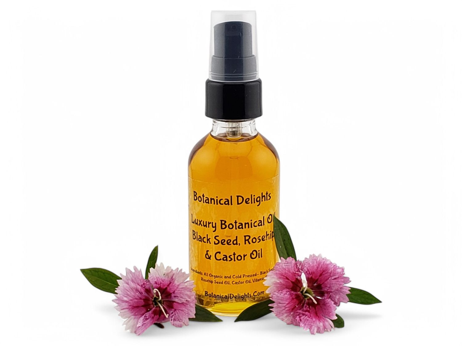 Luxury Botanical Oil - Rejuvenating Black Seed, Rosehip &amp; Castor Oil