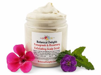 Fenugreek &amp; Rosemary Exfoliating Scalp Scrub