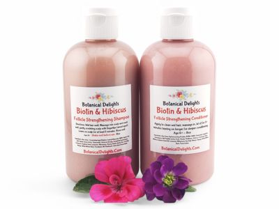 Biotin &amp; Hibiscus Follicle Strengthening Shampoo and Conditioner
