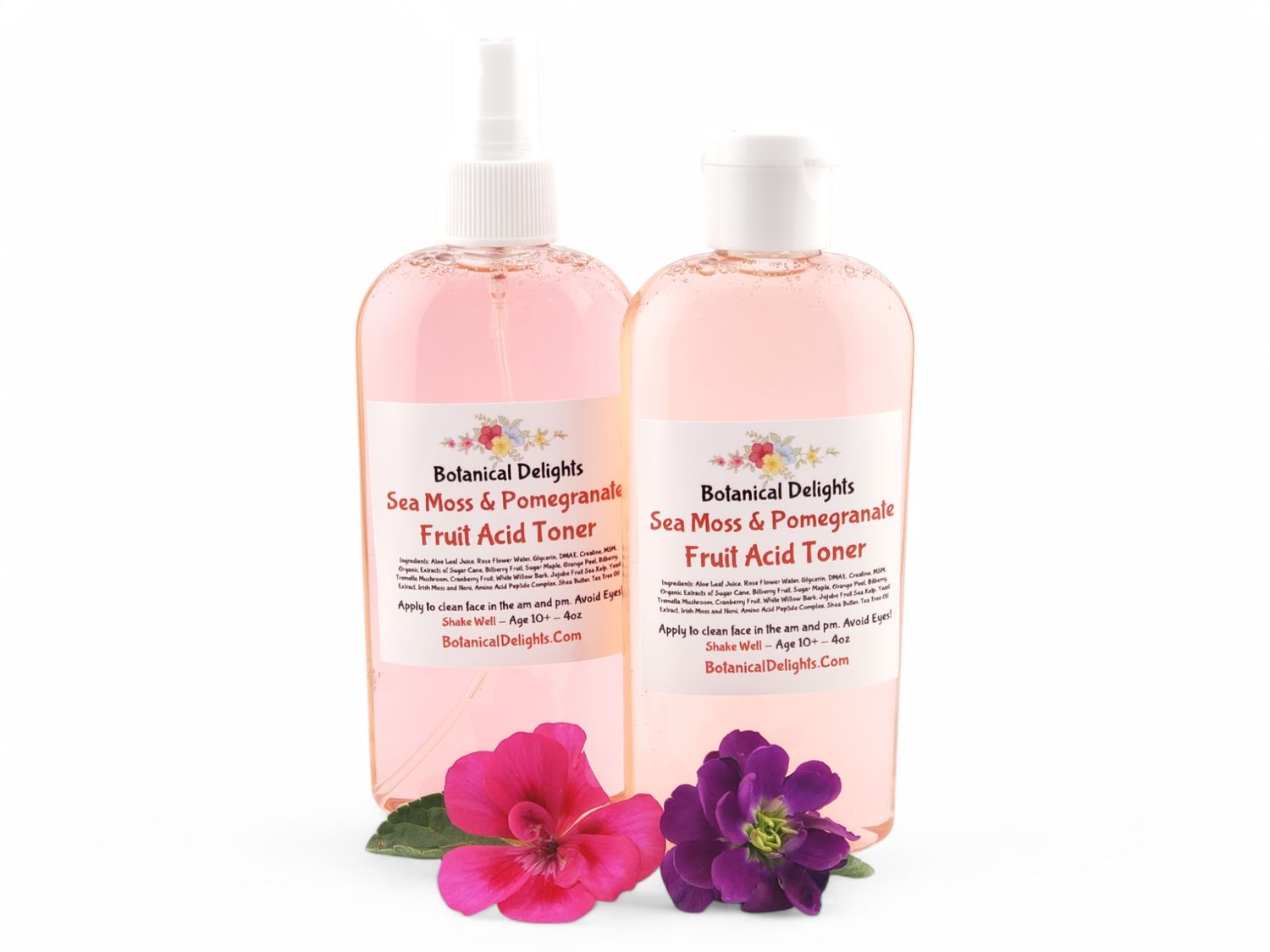 Sea Moss &amp; Pomegranate Fruit Acid Toner