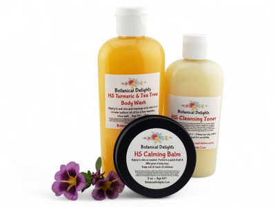 HS Hidradenitis Suppurativa Body Wash, Cleansing Toner &amp; Calming Balm