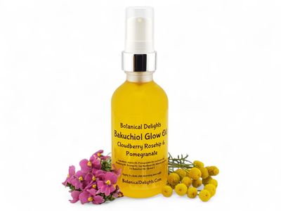 Bakuchiol Glow Oil with Cloudberry Oil, Rosehip Oil &amp; Pomegranate Oil