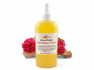 AHA Exfoliating Skin Care - Vitamin C Toner for Keratosis Pilaris