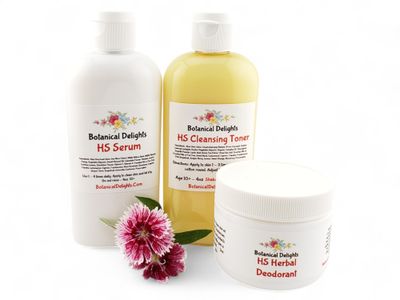 HS Hidradenitis Suppurativa  Cleanser, Deodorant &amp; Cyst Serum