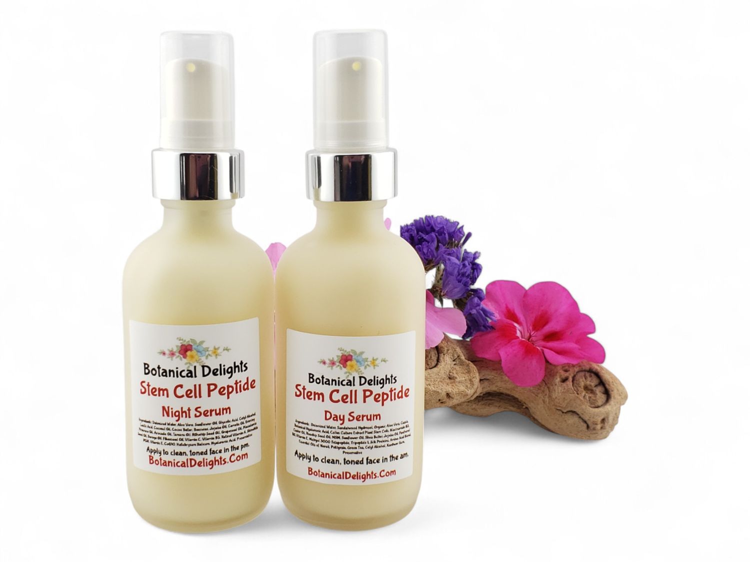 Stem Cell Peptide Serum - Lift &amp; Firm - Day and Night Formulas