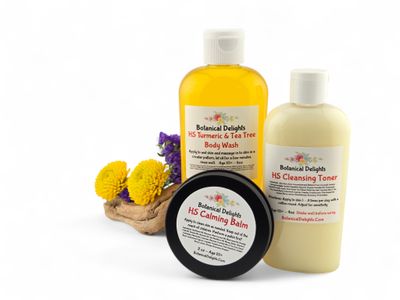 HS Hidradenitis Suppurativa Body Wash, Cleansing Toner &amp; Calming Balm