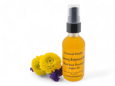 Luxury Botanical Oil - Rejuvenating Black Seed, Rosehip &amp; Castor Oil
