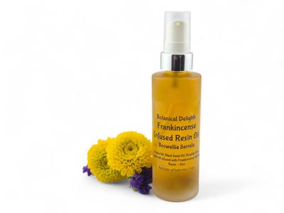 Frankincense Boswellia Resin Oil | Organic Resin-Infused Face &amp; Body Oil
