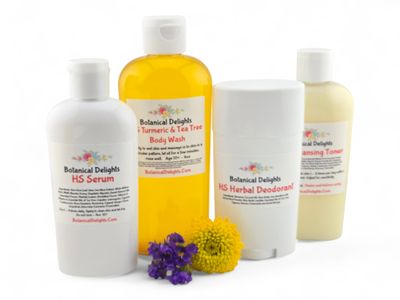 HS Hidradenitis Suppurativa Body Wash, Cleansing Toner, Deodorant &amp; Cyst Serum