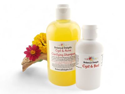Cyst &amp; Acne Set - Clarifying Shampoo &amp; Serum