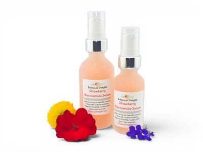 Strawberry Niacinamide Serum - Vitamin B3, Azelaic Acid