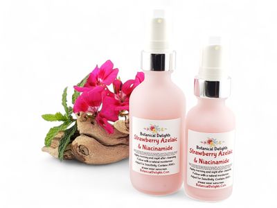 Azelaic (10pct) &amp; Niacinamide (5pct) Strawberry AHA Exfoliating Serum