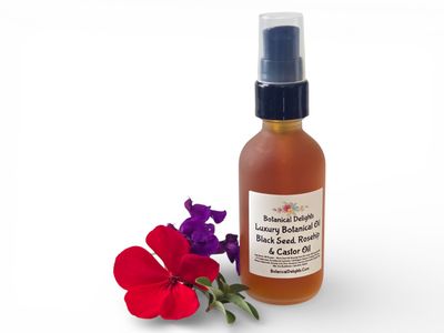 Luxury Botanical Oil - Rejuvenating Black Seed, Rosehip &amp; Castor Oil