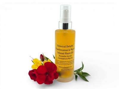 Frankincense &amp; Myrrh Resin Oil with Boswellia Serrata and Commiphora Myrrha