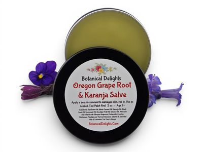 Oregon Grape Root &amp; Karanja Herbal Rescue Salve