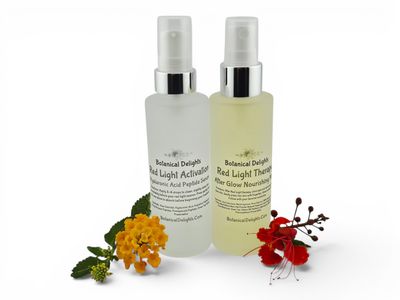 Red Light Hyaluronic Peptide Activation Serum and After-Glow Nourishing Mist