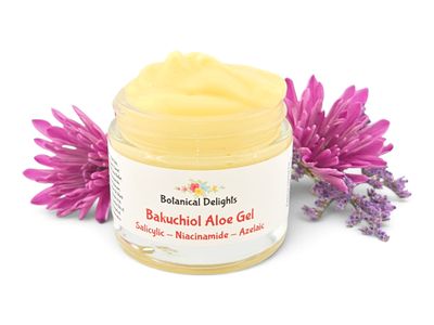 Bakuchiol Aloe Gel with Salicylic Acid, Niacinamide, Azelaic Acid