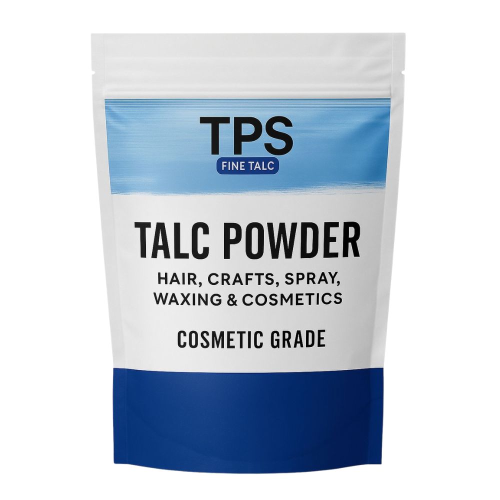 TPS Fine Talc Powder for Hair, Crafts, Spray, Waxing &amp; Cosmetics - Cosmetic Grade