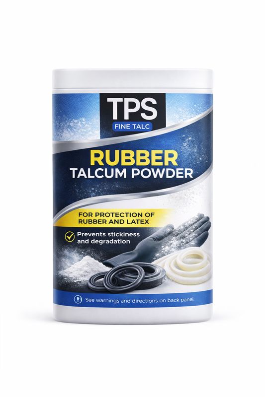 Rubber Talcum Powder, Fine Talc, United Kingdom Talcum Powder for Protection of Rubber and Latex
