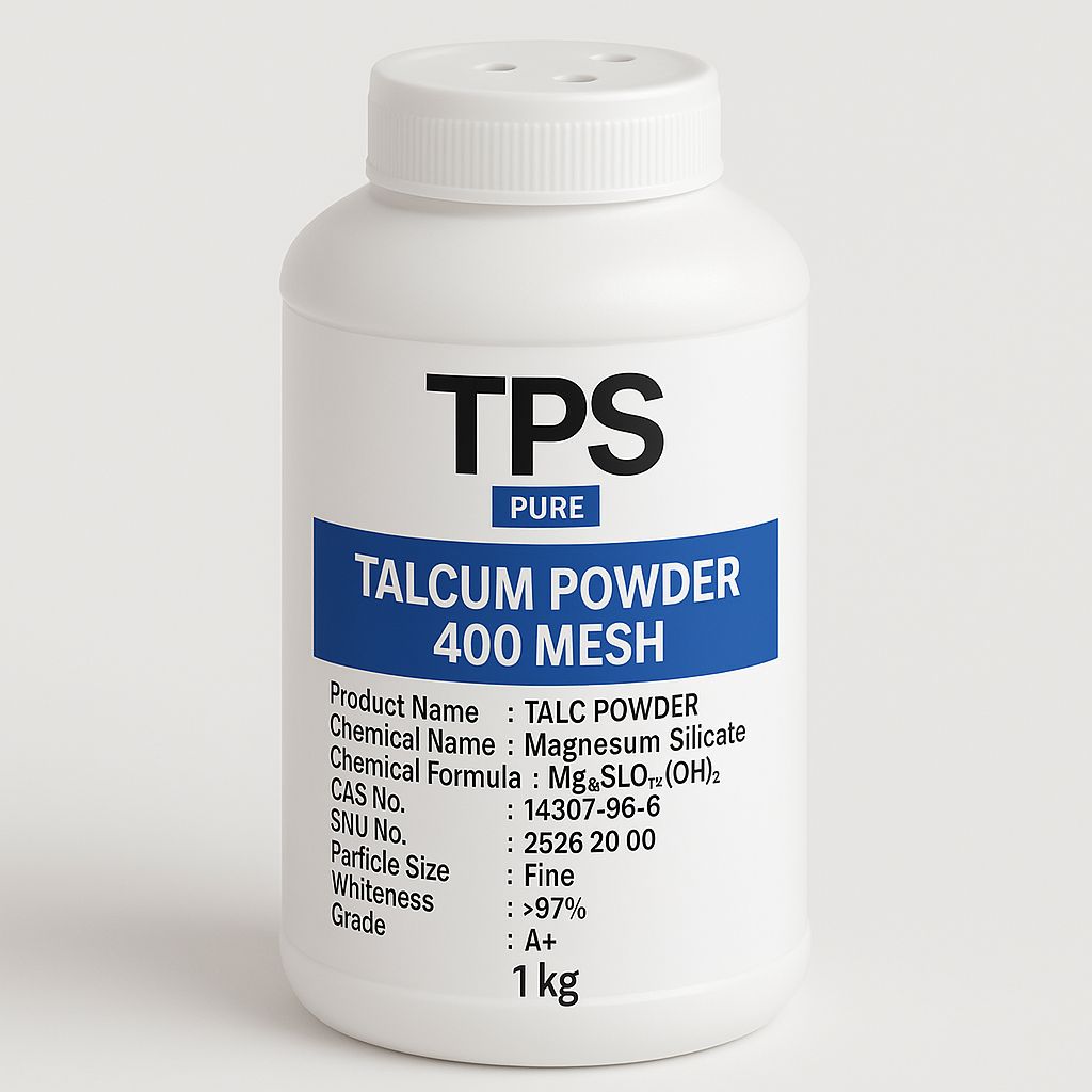 Talcum Powder Fine 400 Mesh +98% Purity
