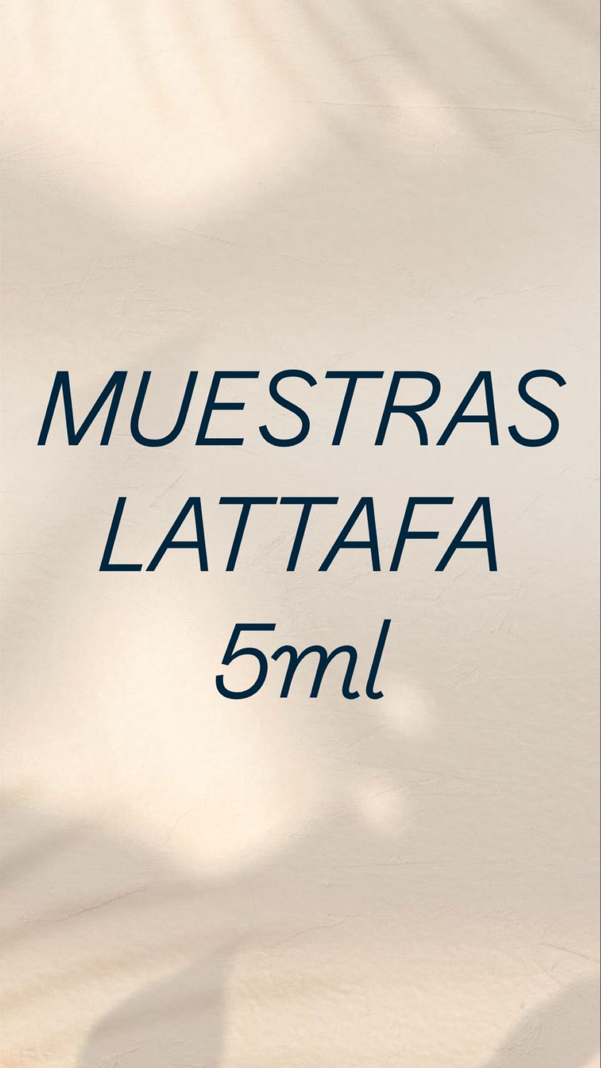 Muestras Lattafa 5ml