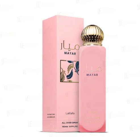 Bruma perfumada Mayar rosa (Spray All Over) 150ml - Lattafa