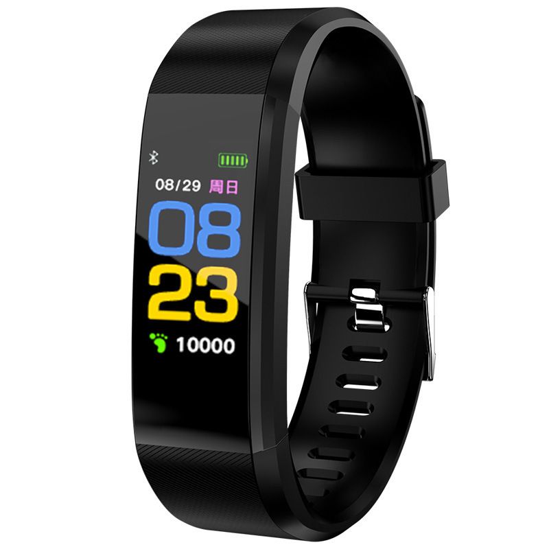 115plus Smart Bracelet Bluetooth Sports Waterproof Heart Rate Blood Oxygen Adult Blood Pressure Electronic Bracelet Monitoring