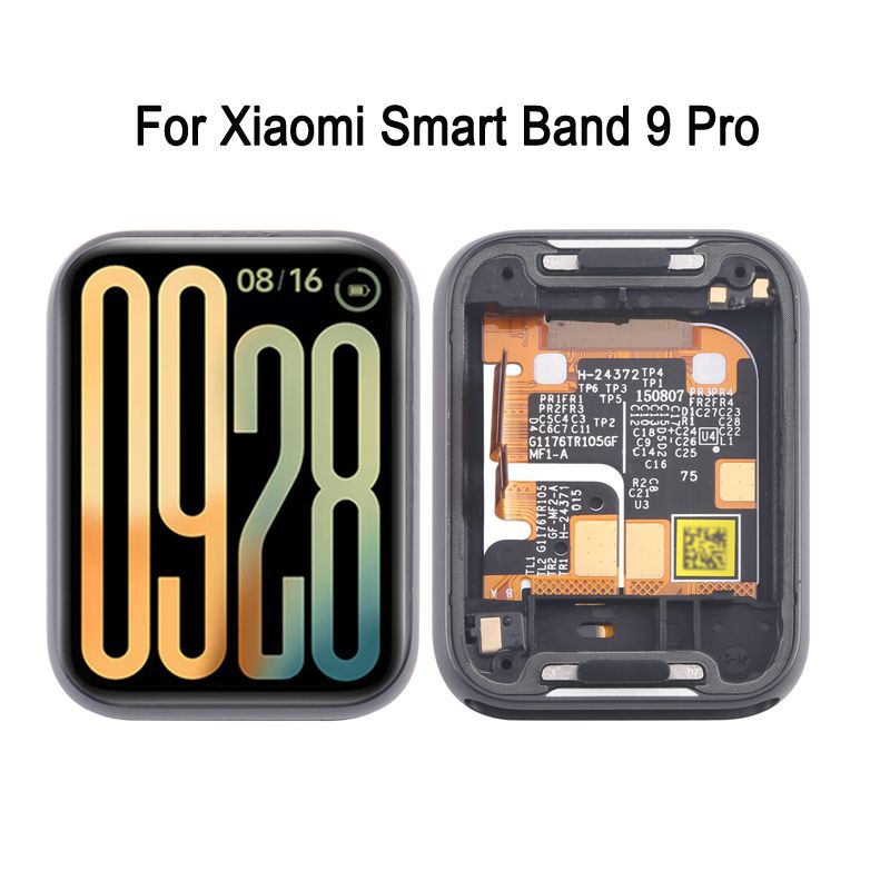 1.74&#39;&#39; AMOLED LCD Display Touch Screen For Xiaomi Smart Band 9 Pro Smartwatch Display Digitizer with Frame Replacement Part