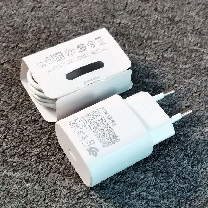 For Samsung A15 A25 A35 A55 A54 M55 A73 25w Charger Super Fast Charge Adapter For Galaxy S20 S21 S22 S23 S24 Z Flip Fold 6 5 4 3