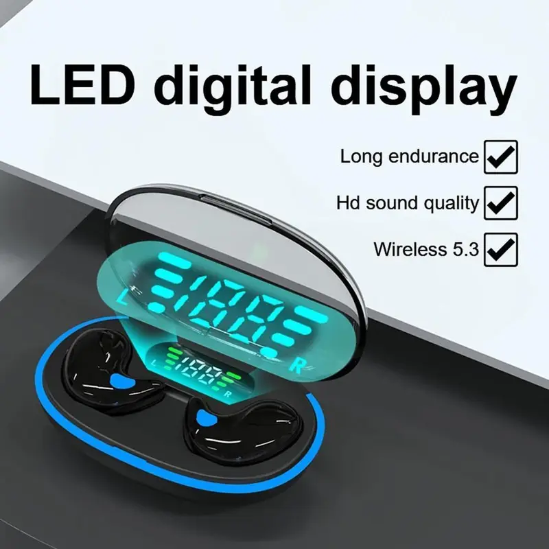 X55 Sleeping Earbuds Wireless Mini Headphones For Work TWS Bluetooth Earphone Stereo Hidden Headsets with Mic HD Call Waterproof
