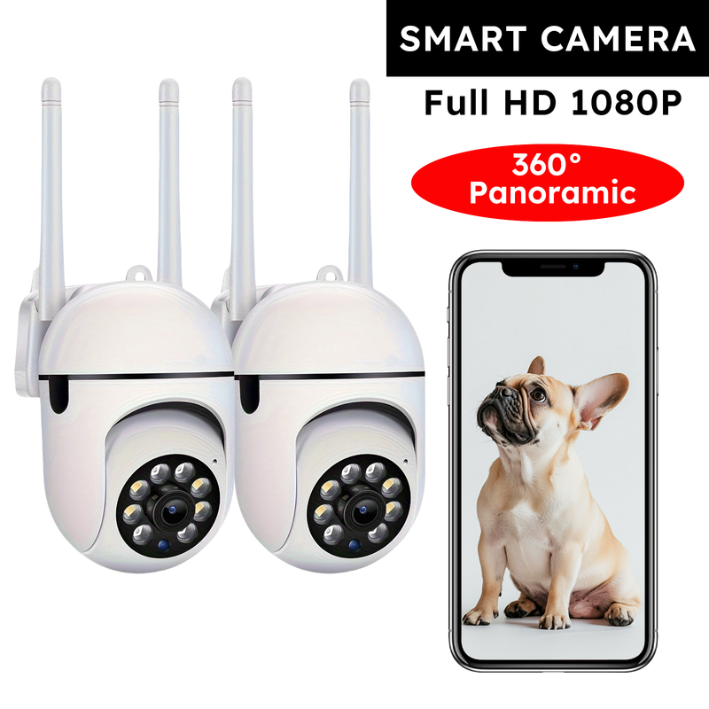 2 Pcs Ease Life App 1080P WiFi Bulb Surveillance Camera Color Night Vision Motion Tracking Outdoor Security Monitor Camera Y108