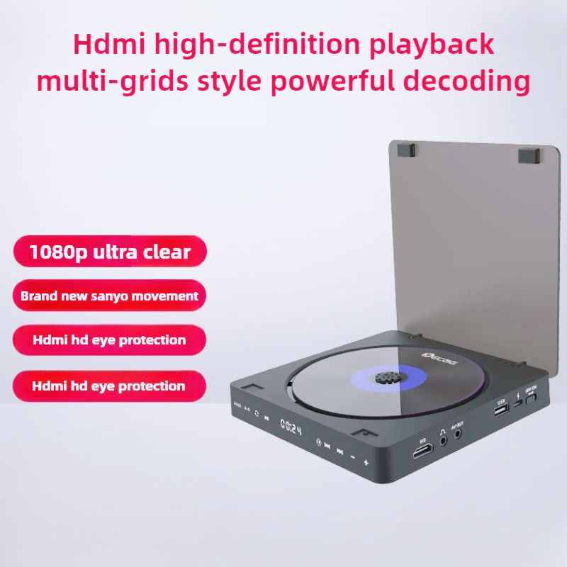 Professional Cd Player VCD Portable  Player Portátil Bluetooth USB Drive Players High Quality Discdream Dvd Player with Screen