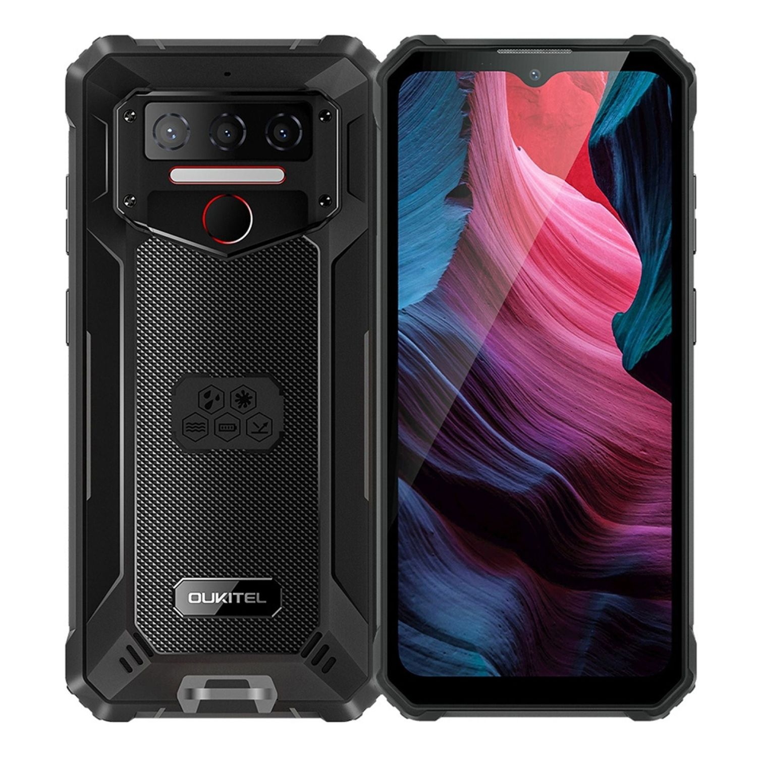 Oukitel WP23 Pro Rugged Smartphone 6.52&quot; HD+ 8GB+128GB Android 13 Unisoc T606 Octa-core 10600mAh 15W 13MP Waterproof Cellphone