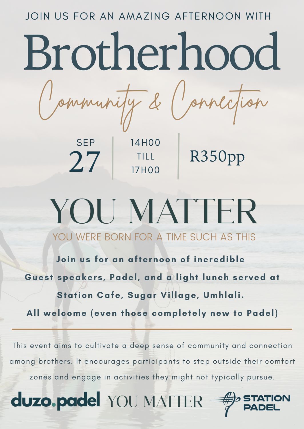 Brotherhood Community &amp; Connection Afternoon