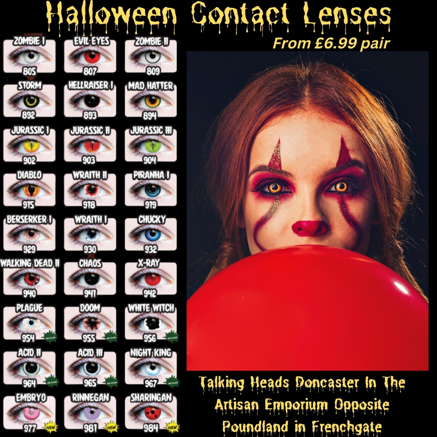 Halloween Contact Lenses